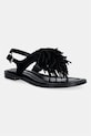 MICHAEL Michael Kors sandały damskie zamszowe Indra Thong Sandal czarny 40S6INFS1S.001