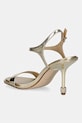 Obuwie MICHAEL Michael Kors sandały skórzane Ivy High Sandal 40S6IVHS1M.740 złoty