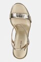 MICHAEL Michael Kors sandały skórzane Ivy High Sandal złoty 40S6IVHS1M.740