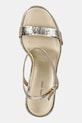 MICHAEL Michael Kors sandały skórzane Ivy High Sandal złoty 40S6IVHS1M.740