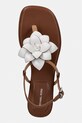 MICHAEL Michael Kors sandały damskie skórzane Jacie Thong Sandal beżowy 40S6JCFS1L.198