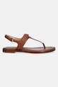 MICHAEL Michael Kors σανδάλια Γυναικεία δερμάτινα Mandy Thong Sandal 40S5MAFS4L.230 καφέ AA00