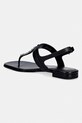 Obuv MICHAEL Michael Kors sandále na plochom podpätku dámske kožené Marcia Thong Sandal 40S6MCFS1L.001 čierna