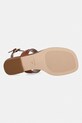 MICHAEL Michael Kors sandały na płaskim obcasie damskie skórzane Marcia Thong Sandal 40S6MCFS1L.230 brązowy