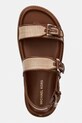 MICHAEL Michael Kors sandały na płaskim obcasie damskie Nia Flat Sandal brązowy 40S6NIFS1D.230