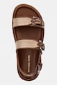 MICHAEL Michael Kors sandały na płaskim obcasie damskie Nia Flat Sandal brązowy 40S6NIFS1D.230