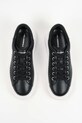 Karl Lagerfeld Kore sneakersy damskie skórzane czarny KL66525.000