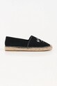 Karl Lagerfeld espadryle Kamini tekstylny czarny KL80110A.900
