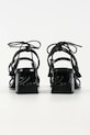 Obuwie Karl Lagerfeld sandały skórzane Kayla KL35416.000 czarny