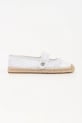 Karl Lagerfeld espadryle espadrylowe damskie Kamini beżowy KL80104A.M11