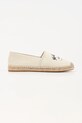 Karl Lagerfeld espadryle Kamini tekstylny beżowy KL80110A.9T1
