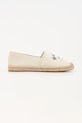 Karl Lagerfeld espadryle Kamini tekstylny beżowy KL80110A.9T1