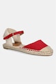 Lauren Ralph Lauren espadryle damskie Robby Flat czerwony 802982888004.600