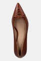 Lauren Ralph Lauren lodičky kožené Adrienne hnedá 802P06371002.200
