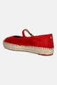 Obuwie Lauren Ralph Lauren espadryle damskie zamszowe Luize Mj 802P06401002.600 czerwony