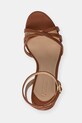 Lauren Ralph Lauren sandále kožené Kendyl hnedá 802P10403001.200