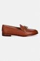 Lauren Ralph Lauren mokasini ženski usnjeni Blaike Loafer 802P10534002.200 rjava SS26