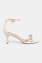 Lauren Ralph Lauren sandały na wysokim obcasie skórzane Allie M Flwr 802P10640001.100 beżowy SS26