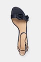 Lauren Ralph Lauren sandały na wysokim obcasie skórzane Allie M Flwr granatowy 802P10640002.410