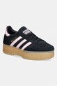 adidas Originals Handball Spezial Bold sneakersy damskie zamszowe czarny IH9197