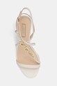 Liu Jo sandały na niskim obcasie skórzane TESS 04 beżowy SA6059P0062S1400