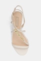 Liu Jo sandały na niskim obcasie skórzane TESS 04 beżowy SA6059P0062S1400