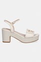 Liu Jo sandały na słupku skórzane HARPER 04 SA6119P0102S1400 beżowy SS26