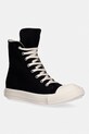 Rick Owens DRKSHDW Denim trampki damskie wysokie czarny DS01F4800.DOEH2