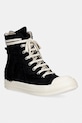 Rick Owens DRKSHDW Denim damskie wysokie czarny DS01F4800.SLASH
