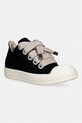 Rick Owens DRKSHDW tenisówki Denim Jumbolace Low tekstylny czarny DS01F4819.DOW2