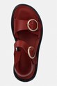 Kožne sandale Fly London BUNK604FLY bordo P144604009