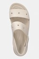 Crocs sandały na koturnie damskie Brooklyn 4U beżowy 210676.160
