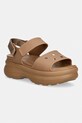 Crocs sandały damskie Soho Y Strap Sandal brązowy 211755.2EY