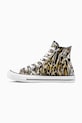 Πάνινα παπούτσια Converse Chuck Taylor All Star Leopard μπεζ A16407C