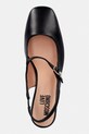 Love Moschino czółenka skórzane czarny JA10195G1OIE0000