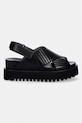 United Nude sandále s otvorenou pätou dámske Rico X Sandal 110130116 čierna SS26