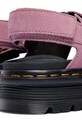 Dr. Martens sandali s platformo ženski semišasti ZebZag Sandal roza DM42689650