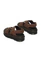 Obuwie Dr. Martens ZebZag Sandal sandały na platformie damskie nubukowe DM42853200 brązowy