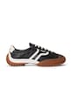 Polo Ralph Lauren NAPPA LEATHER-TREAD sneakersy sportowe damskie skórzane czarny 804P04925002