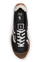Polo Ralph Lauren NAPPA LEATHER-TREAD sneakersy sportowe damskie skórzane czarny 804P04925002