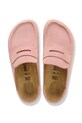Birkenstock klapki nubukowe Naples różowy 1031683