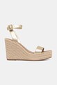 Steve Madden sandały na koturnie skórzane Upstage 11002459.977 złoty SS26