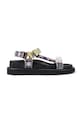 Kurt Geiger London dámske sandále na plochej podrážke Orson Sandal čierna 4461605609