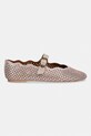 Kurt Geiger London baleriny Wavy Mayfair Ballet Flat 5596424209 beżowy SS26