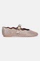 Kurt Geiger London baleriny Wavy Mayfair Ballet Flat 5596424209 beżowy SS26