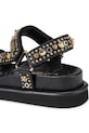 Obuwie Kurt Geiger London sandały damskie skórzane Orson Sandal 4461609109 czarny