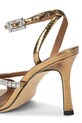 Cipők Kurt Geiger London szandál magas sarkú bőr Crystal Strap Sandal 5393760189 arany