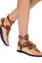 Kurt Geiger London sandały rzymianki damskie skórzane Boho Butterfly Gladiator 5596730109