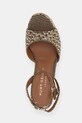 Kurt Geiger London sandały na koturnie Espadrille Wedge brązowy 5601043609