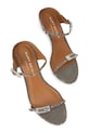 Kurt Geiger London sandały na wysokim obcasie Strass Double Buckle Sdl 5602568689 brązowy SS26